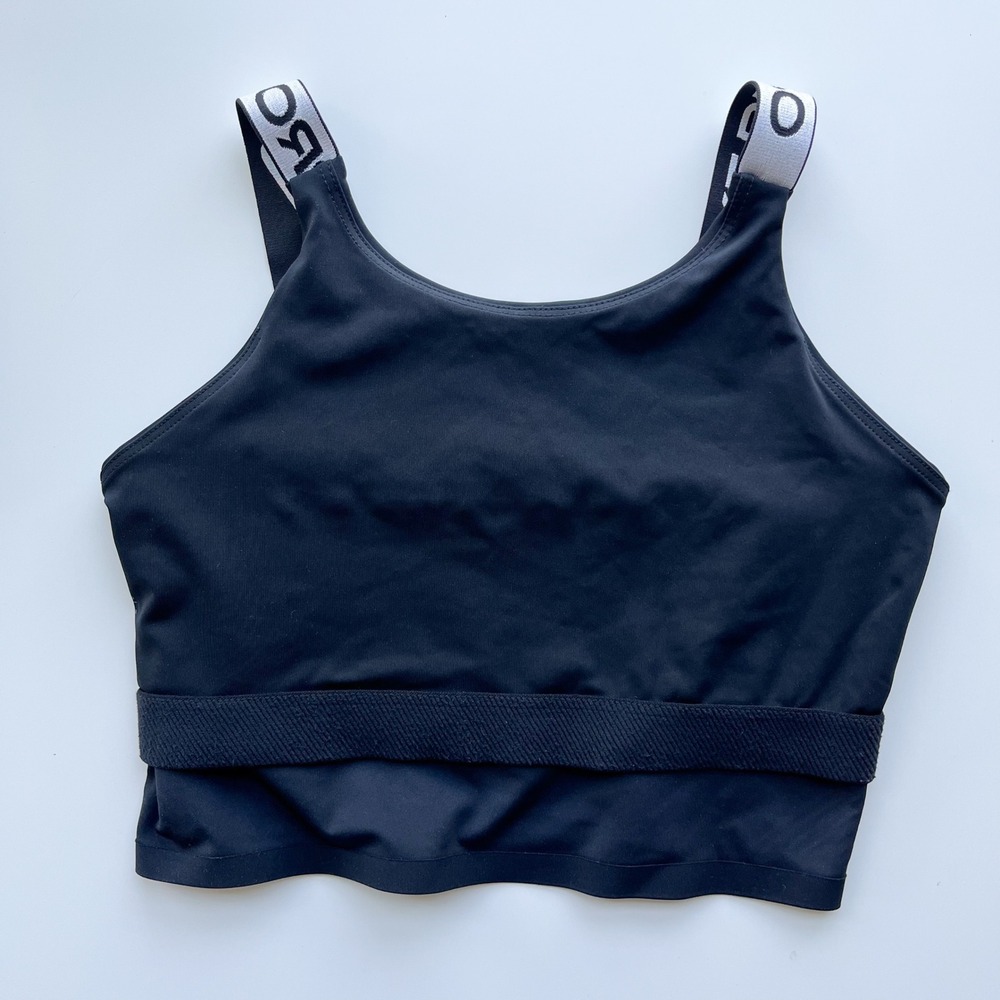 Nike Pro Dri-Fit Shelf Bra Cropped Tank Top Size XS Black - Picture 8 of 11